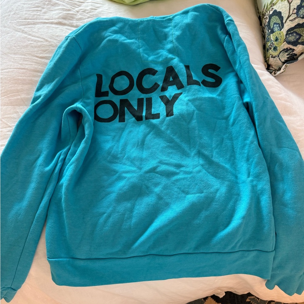 Aviator Nation blue zip up jacket